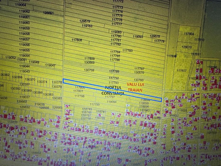 teren intravilan 5000mp valu lui traian jud constanta valul lui traian