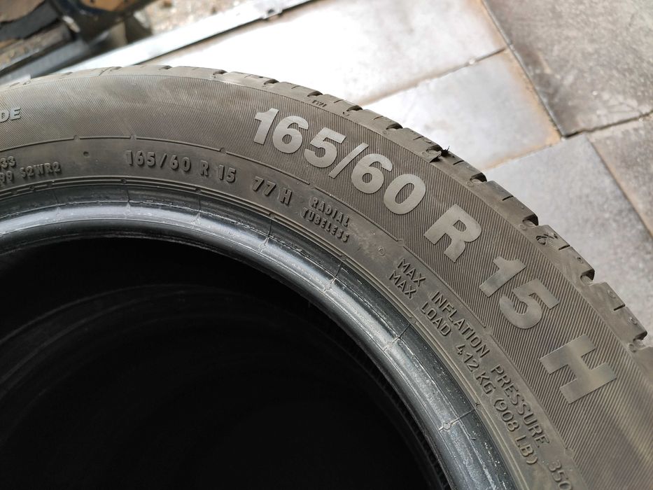 4бр Летни гуми 165 60 15 - Continental