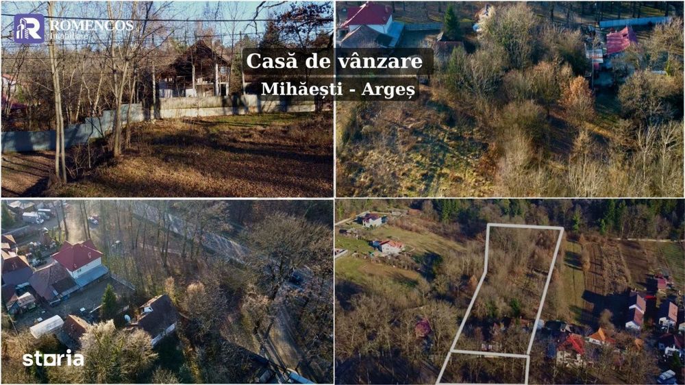 Casa si teren Mihaesti la poarta Muscelului verde