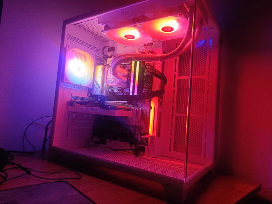 Геймърски Компютър - Gaming PC | i5-12400F + RTX 3060 8GB | WHITE RGB | 6 месеца гаранция
