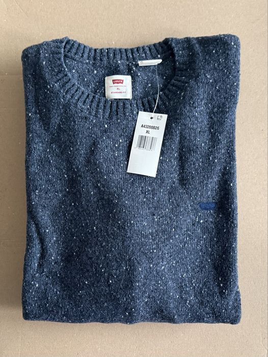 80% вълна Levis / Levi’s  ОРИГИНАЛЕН мъжки пуловер - L/XL