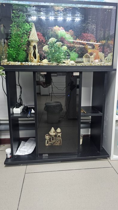 Продам аквариум  с тумбой  75 литров