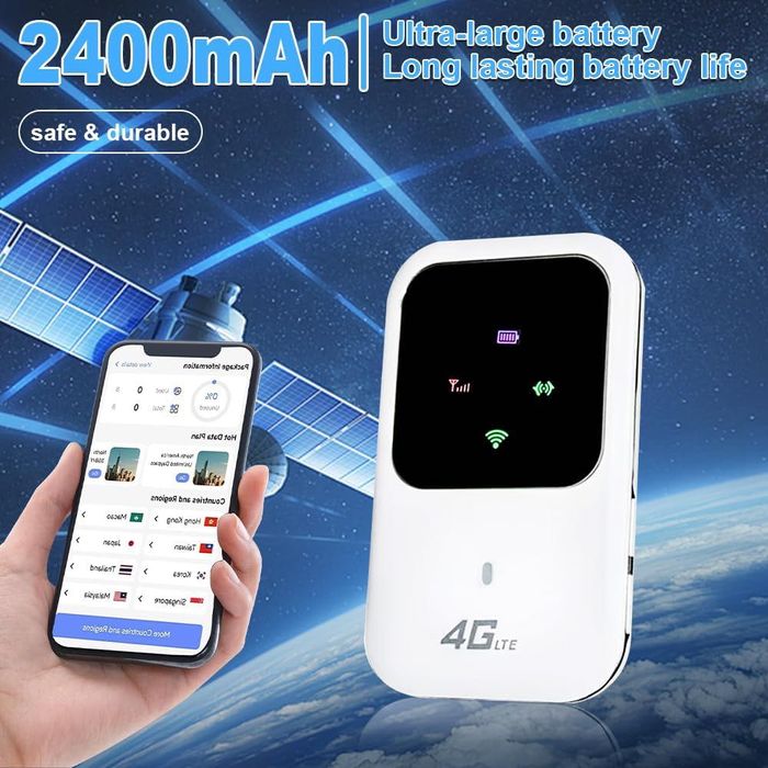 Hotspot Wifi portabil RYOKO PRO,4G,150mbps,cu sim,sigilat