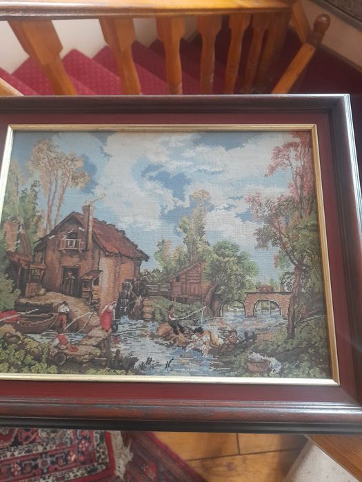 Goblen,,Moara pe apă "