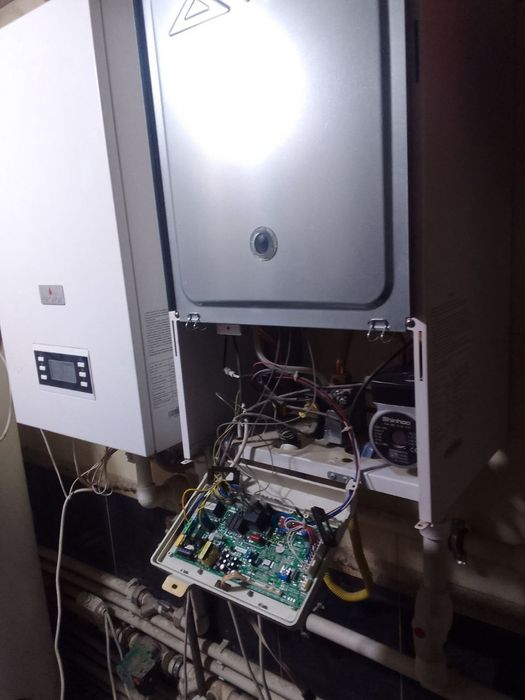 Ремонт двухкотурный котлов. Катёл