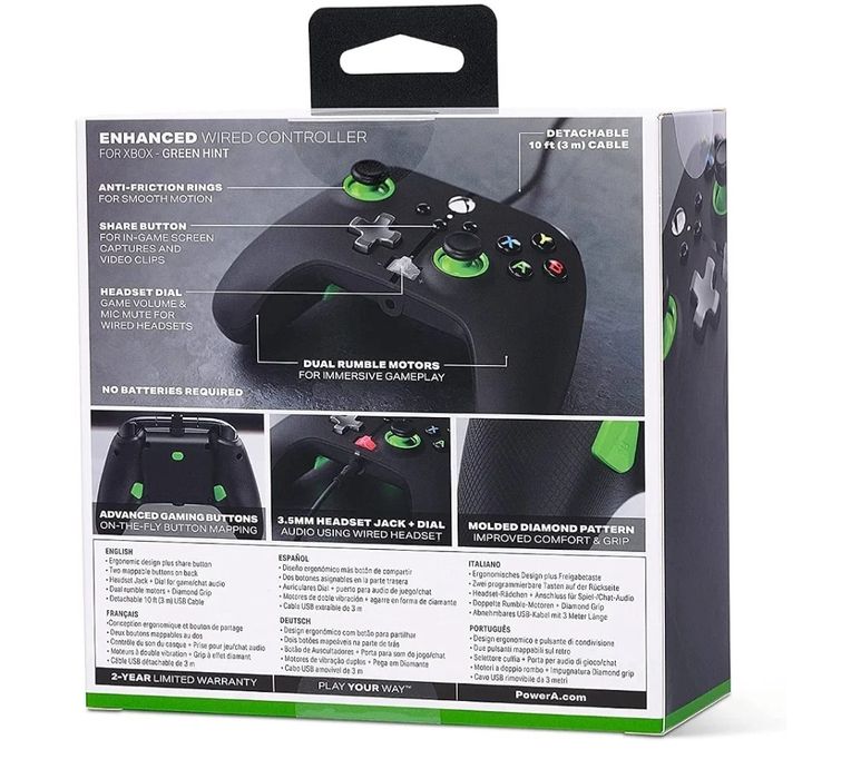 Controller Xbox Series X/S / Xbox One / PC - PowerA Enhanced Wired (Nou în cutie)