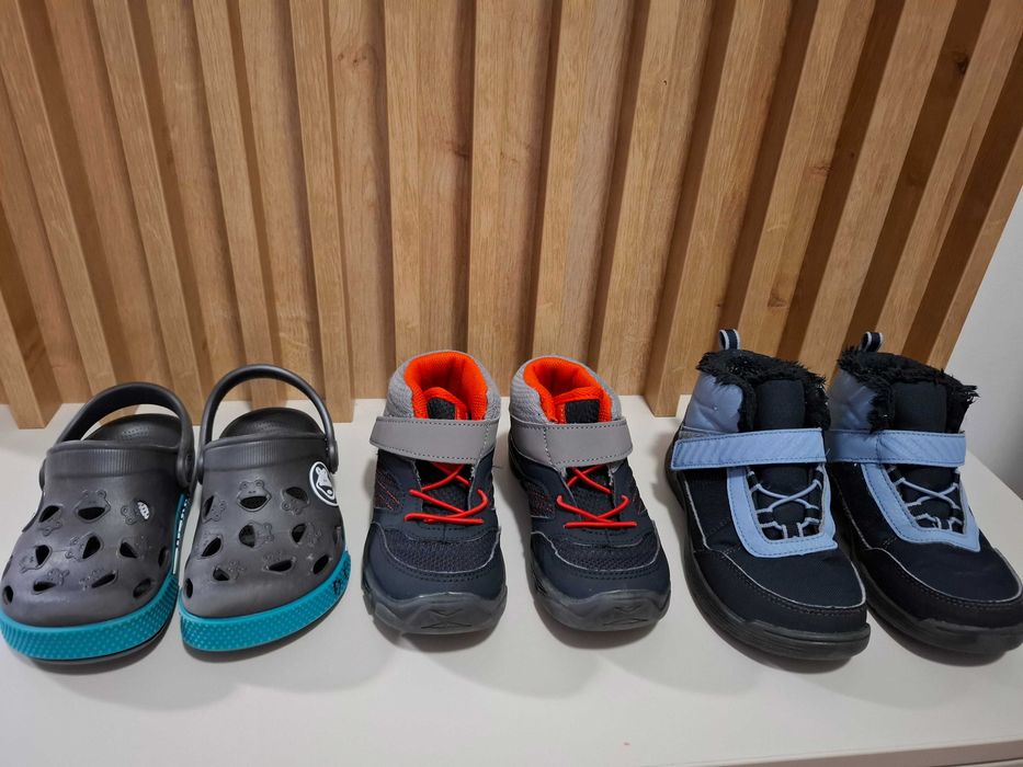 Ghetuțe Declatlon si slapi nr 27