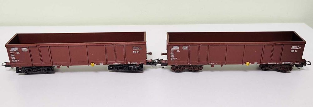 set 2 machete vagoane marfa diorama H0 1:87 DB nu CFR