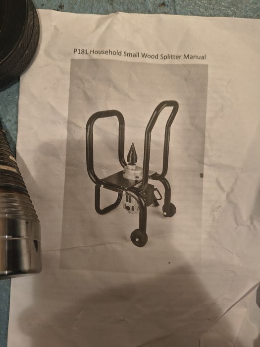 Напълно автоматична електрическа машина за цепене на дърва, 1800 W, преносима за камини