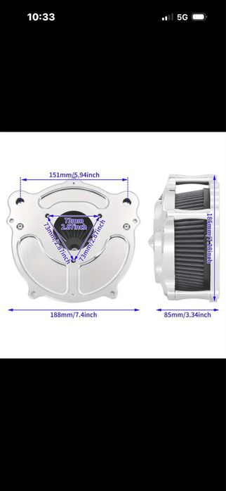 Въздешен филтър за HARLEY DAVIDSON