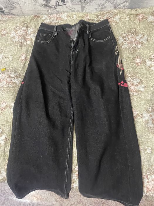 Широкие джинсы трубы