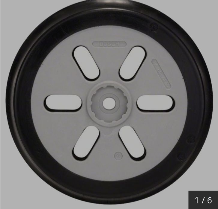 Bosch 2608601051 - Placa de slefuire rotunda cu scai, 150 mm , 6 gauri
