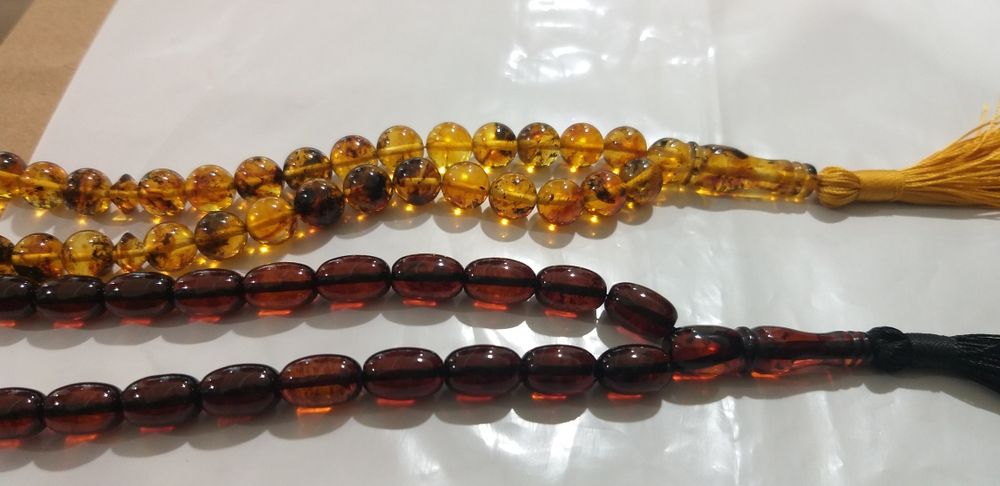 Четки натуральный янтарь Пресс