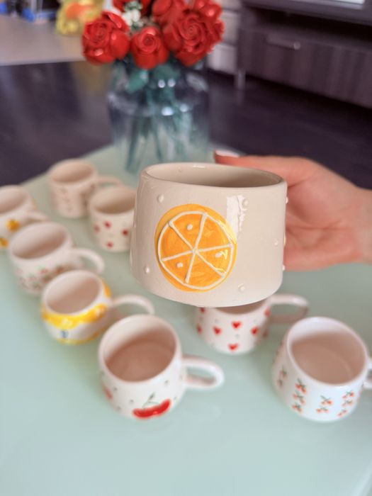 Керамични чаши ръчна изработка