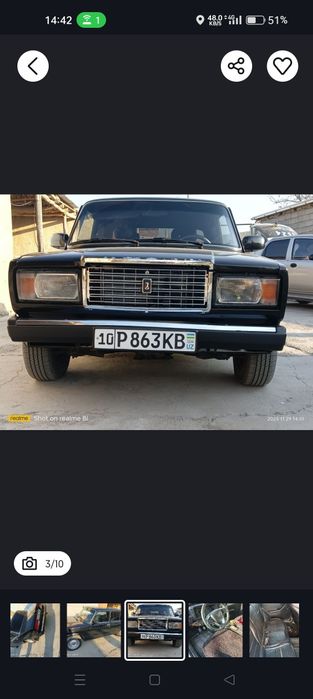 Ваз 21 07 сотилади 2012 йил