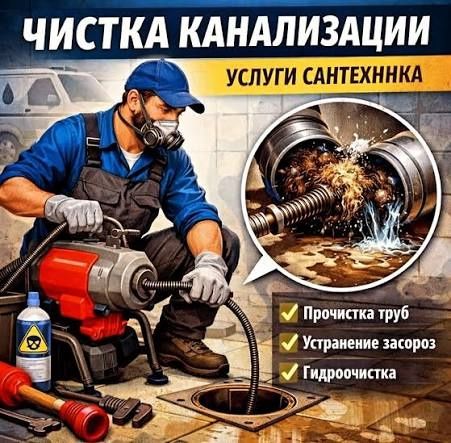 Прочистка канализации аппаратом 24/7