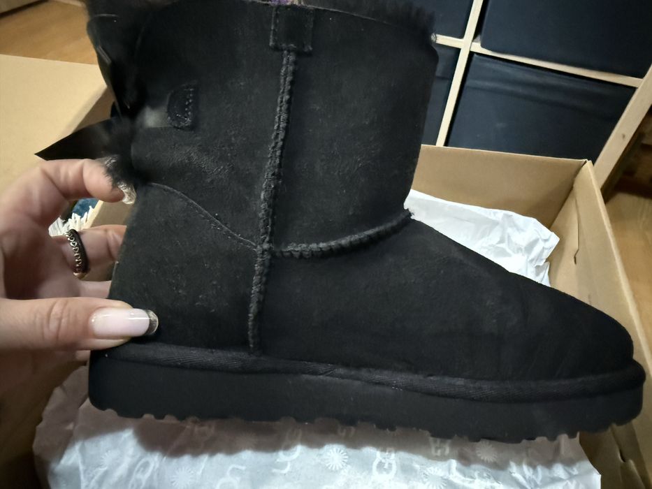 Cizme dama UGG piele naturala  neagra