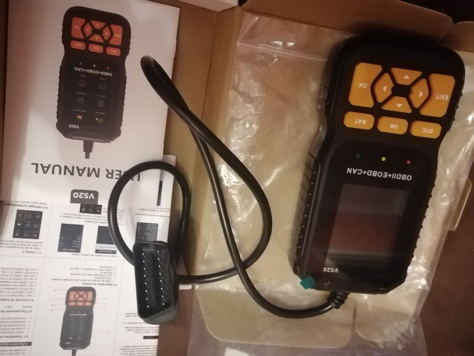 OBD II+EOBD+CAN диагностика, скенер