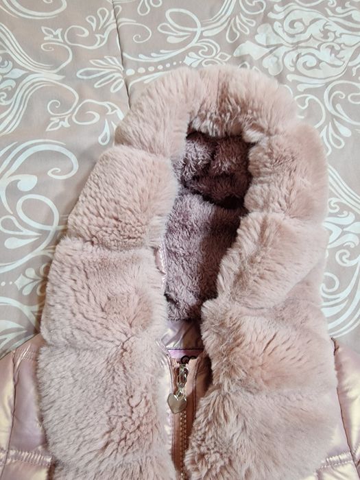 Пухено яке за момиченце