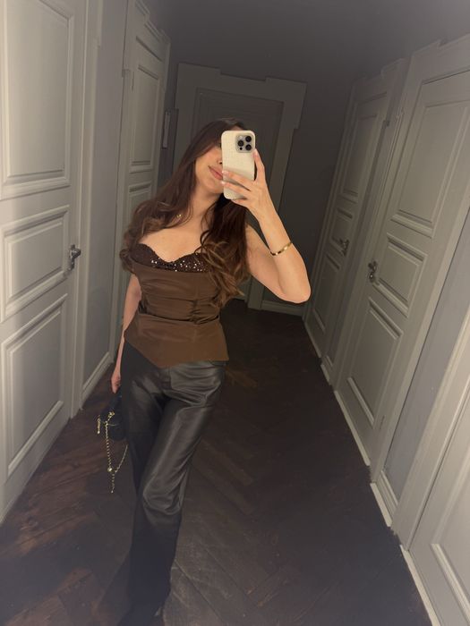 Корсет с паетками