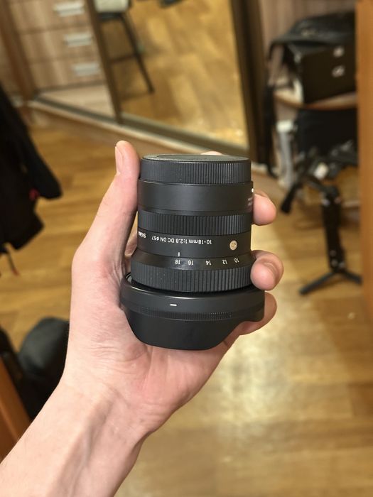 Sigma 10-18 2.8 на sony