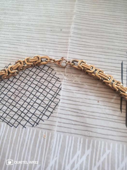 Масивен мъжки ланец,с кръст.