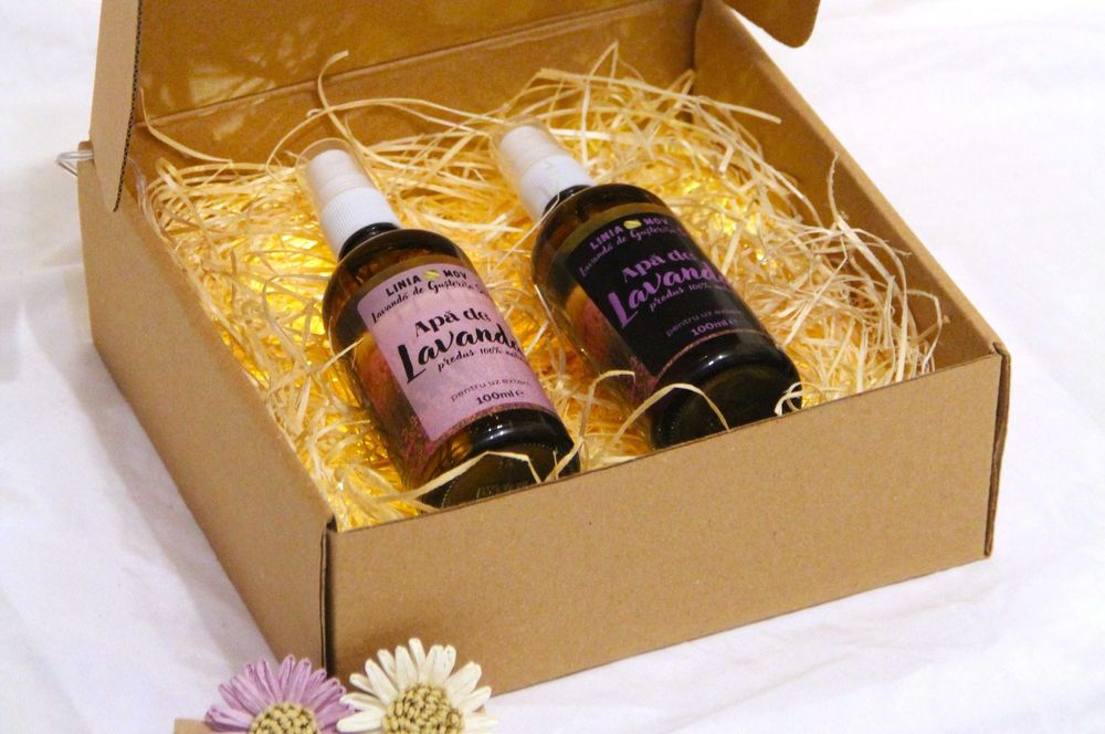 Linia Mov - Pachet Duo Îngrijire: 2 x apă de lavandă (cadou ideal)