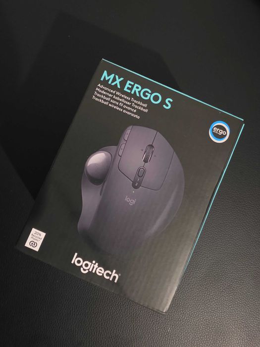 Mouse ergonomic wireless Logitech MX ERGO S – Nou