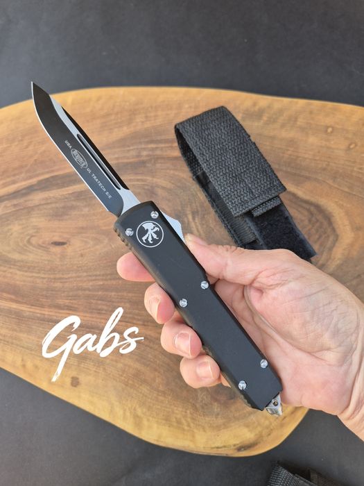 Автоматичен нож MICROTECH Ultratech, два мoдел,тъмно острие
