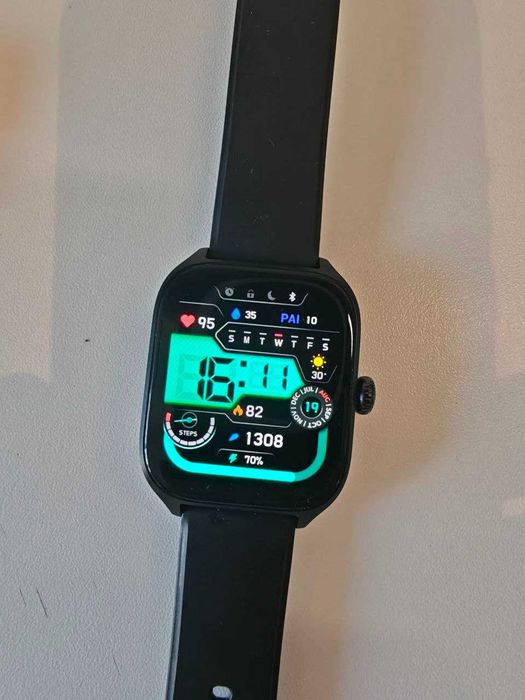 Smartwatch Amazfit GTS4 + GTS2 Mini ceas inteligent AMOLED bratara fitness, GPS monitorizare puls accesorii Mi Band 4