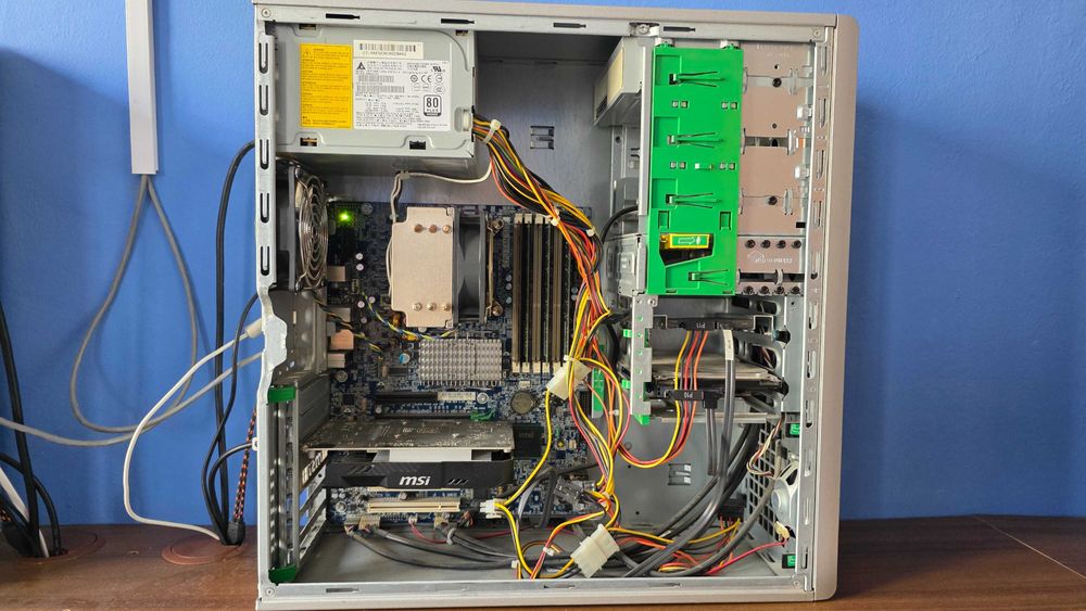 HP Z400 Xeon x5680, 8gb, GTX1050, 500 HDD - готов за работа/офис/учене