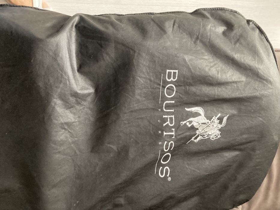 Шуба каракуль серого цвета