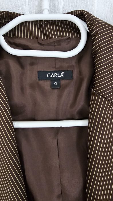 Costum damă maro lucios 38