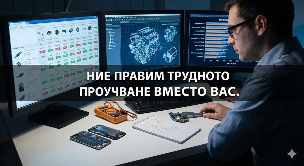 Безплатна помощ за намиране на авточасти, инструменти, PC, елетроуреди