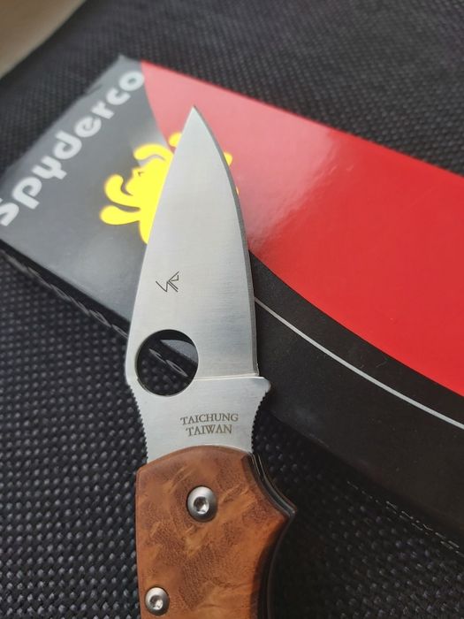 Сгъваем нож Spyderco Chaparral,дръжка Birdseye Maple, С152