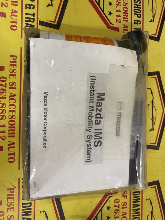 Compresor aer umflat roti auto masina Kit pana cu solutie OEM Mazda No