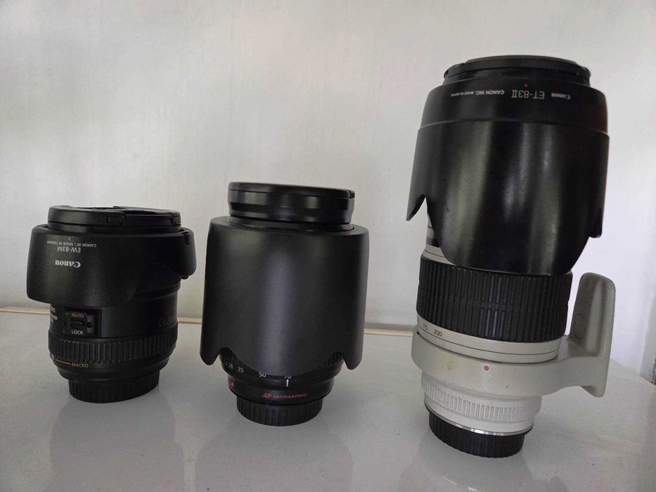 Obiective Canon EF 24-70/2,8 L USM _ 24-70/4 L IS USM _ 70-200/2.8 L USM
