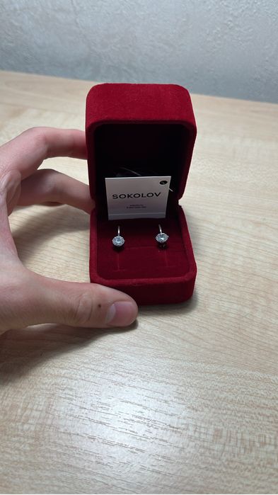 Продам срочно серьги 925 проба
