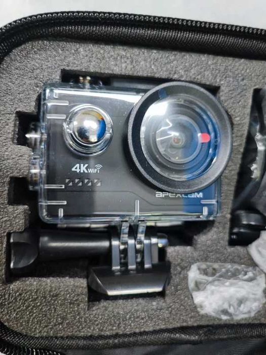 Cameră sport Apexcam M80 Air 4K WiFi, 20MP, waterproof 40m,set complet