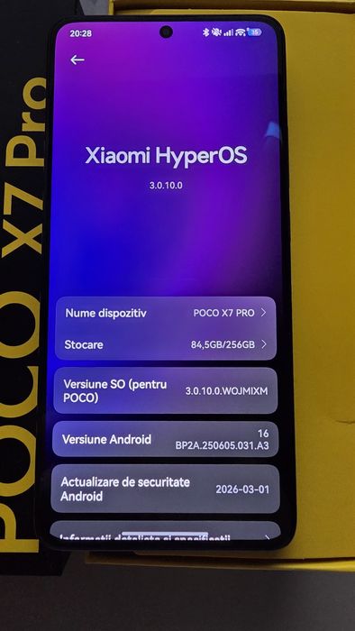 Poco X7 PRO 256 GB / garantie + factura EMAG/negociabil