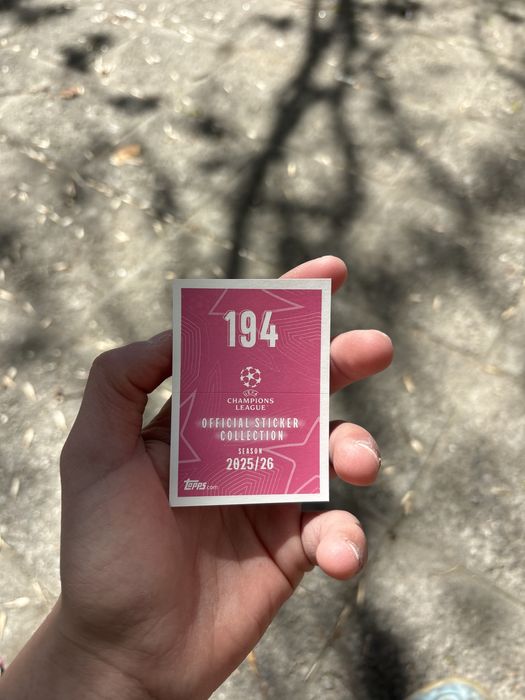 Champions League 2026 stickers