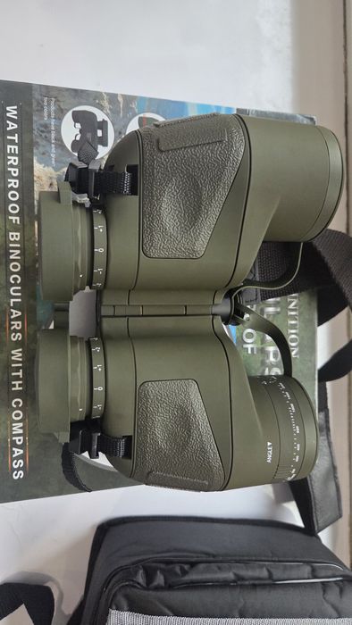 Профессиональный бинокль 10x50 с компасом и дальномером (Waterproof)