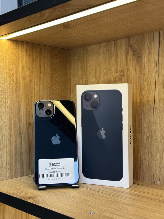 айфон 13 черный с коробкой
