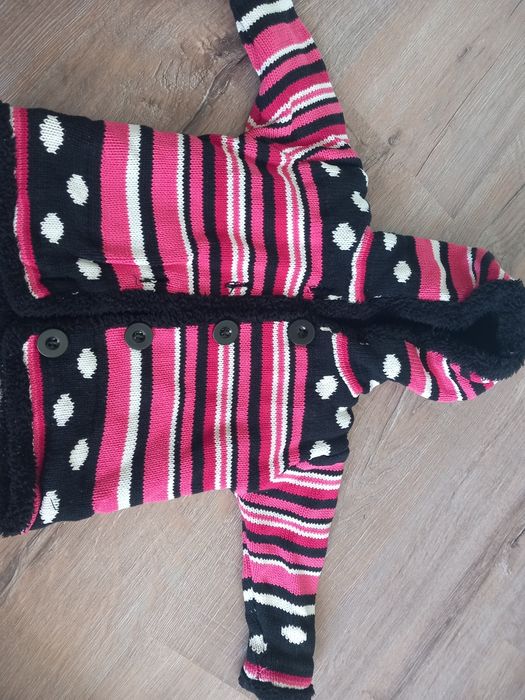 Зимно яке и жилетка за момиче 18-24м