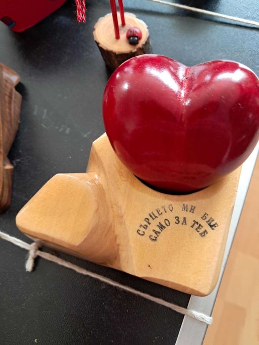 Подарък за Св.Валентин, жаби, щъркели(ръчна изработка)