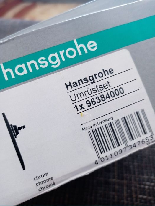 Marca hansgrohe 
Tip de finisare Crom Material ceramică
