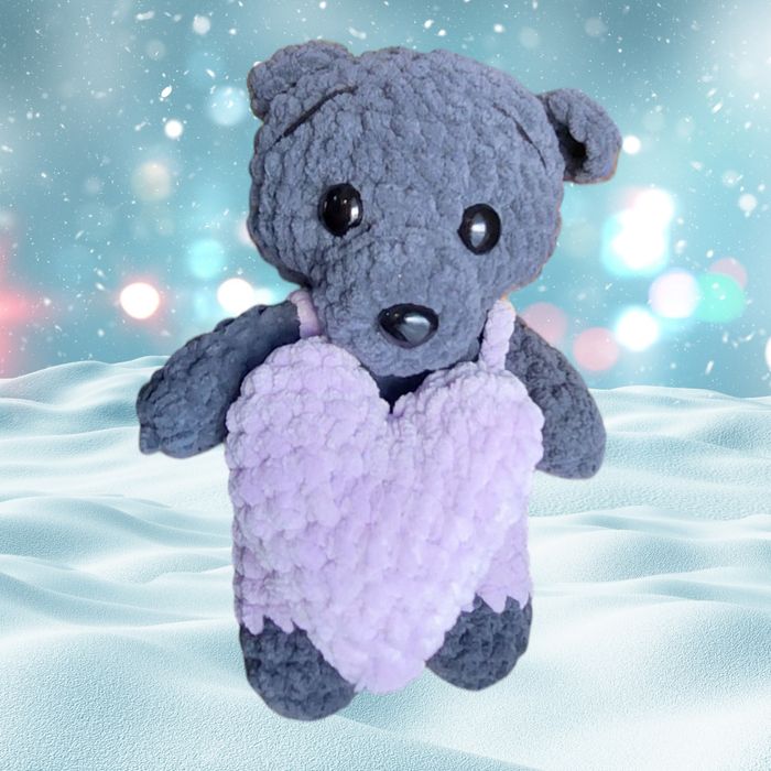 Плюшени мечета със сърце