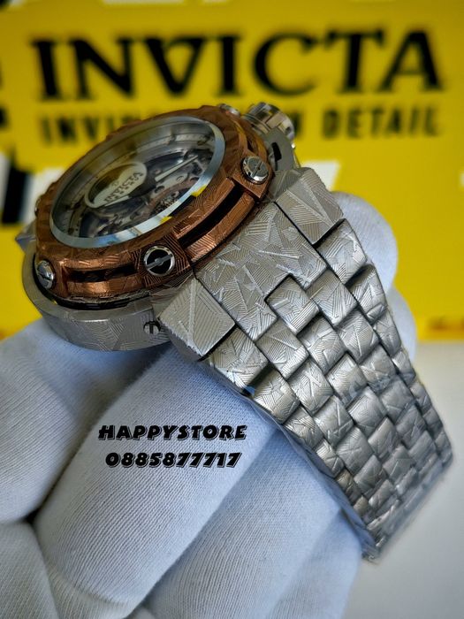 INVICTA Stealth Skeleton automatic 50 mm, Инвикта нов мъжки часовник