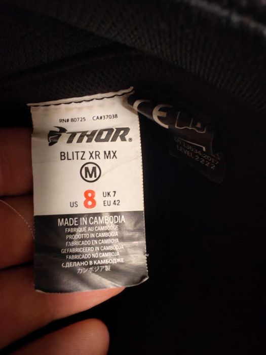 Cizme Thor Blitz XR motocross/enduro 42