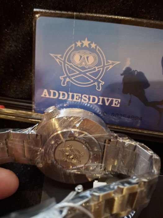 Чисто нов diver автоматичен-механичен часовник Addiesdive+ гумена вери